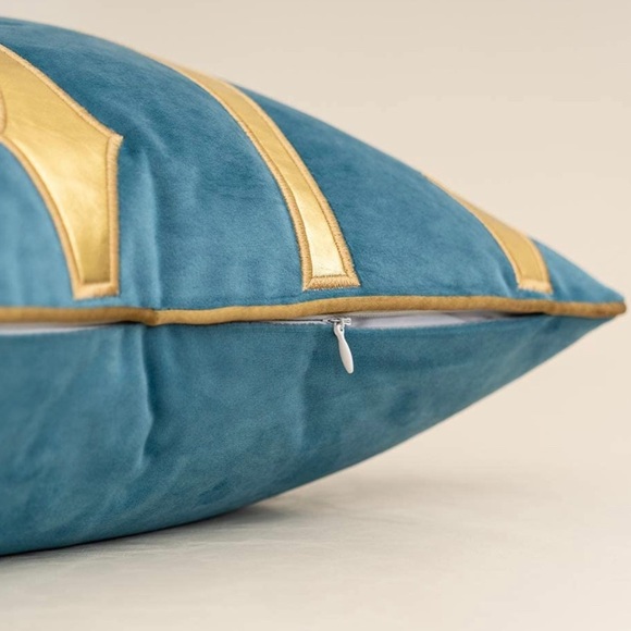 Luxury Home | Modern Geo Luxe Velvet Pillow Cover - Picture 5 of 7